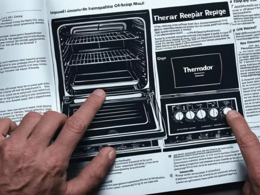 thermador range repair manual